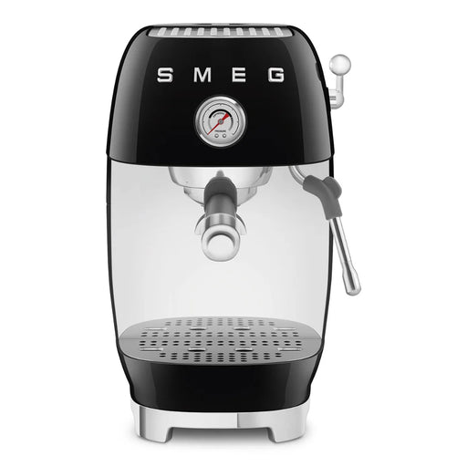 SMEG Coffee Makers & Espresso Machines Black Smeg Espresso Manual Coffee Machine with Cold Brew Function