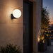 elevenpast Wall Light Comino Outdoor Globe Wall Light in Black | White