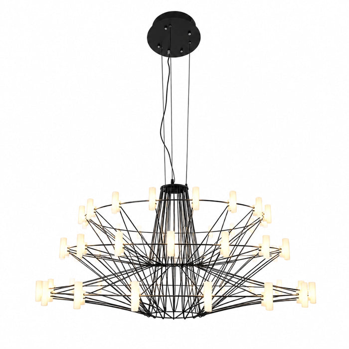 Axis Sculptural LED Pendant Light – Black or White