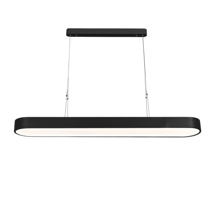 LED Rectangular CCT Pendant Light 120cm – White | Black
