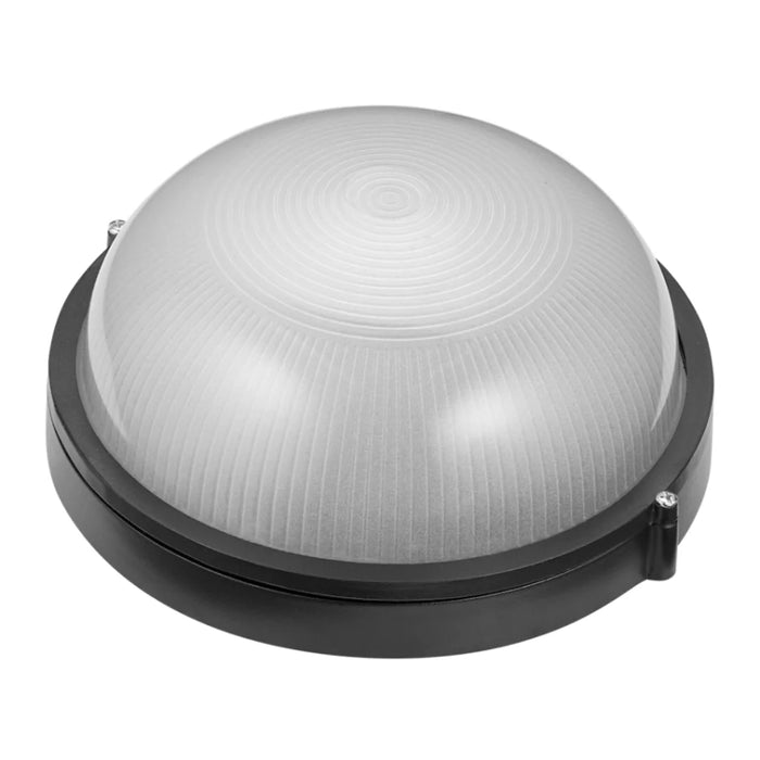 elevenpast Wall Light Ellies Illume Series - Large AC Round Bulkhead - E27 Base White | Black