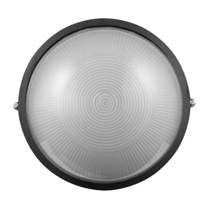 elevenpast Wall Light Ellies Illume Series - Large AC Round Bulkhead - E27 Base White | Black