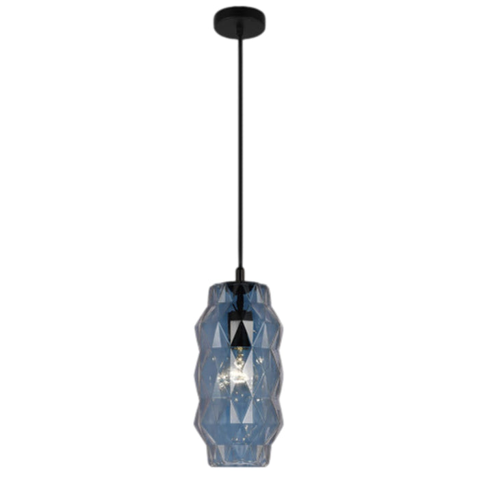 Crystal Cut Glass Pendant – Blue | Clear | Amber | Tea