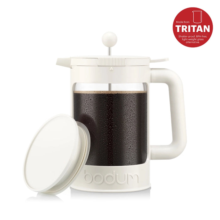 Bodum Bean Set French Press 1.5L Hot/Cold brew coffee maker - White | Black