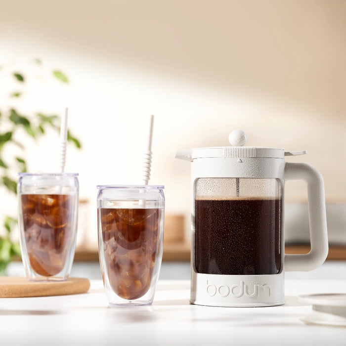 Bodum Bean Set French Press 1.5L Hot/Cold brew coffee maker - White | Black