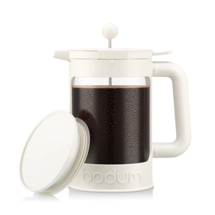 Bodum Bean Set French Press 1.5L Hot/Cold brew coffee maker - White | Black