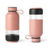 elevenpast drinking bottle Lékué To Go Glass Drinking Bottle, 600ml - Turquoise | Coral