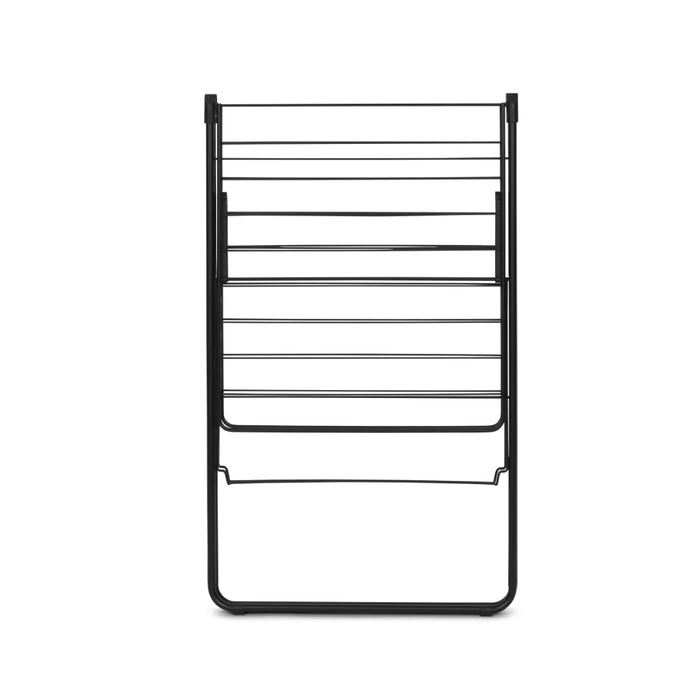 elevenpast drying rack Brabantia HangOn Drying Rack 20 metres – Matt Black | White | Metallic Grey