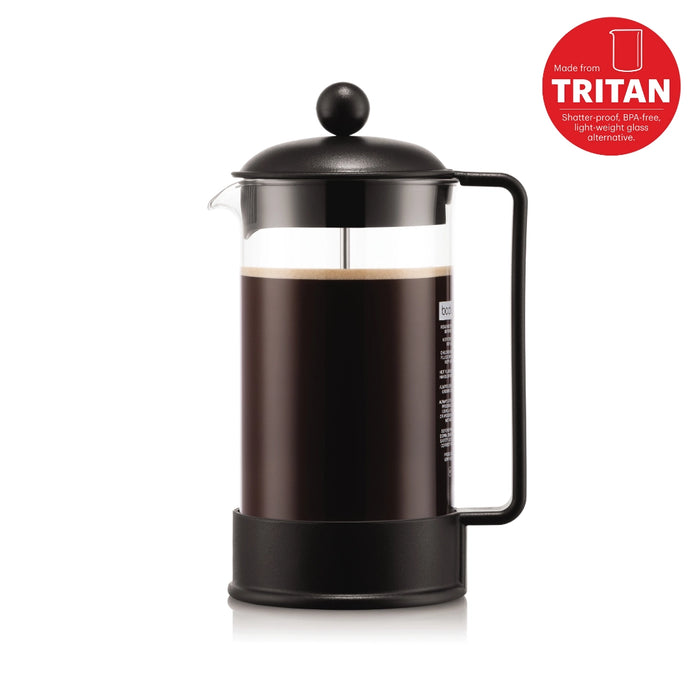Bodum Brazil French Press Coffee Maker 1.0L – Black Tritan