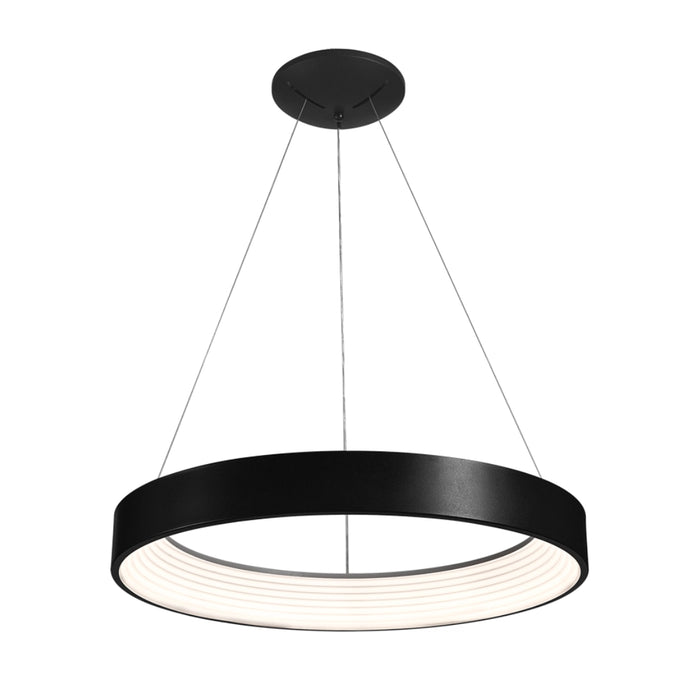 LED Ceiling Ring CCT Pendant Light 60cm - White | Black