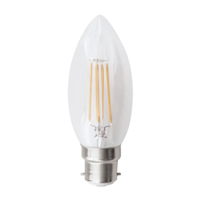 elevenpast LED Bulbs LED Filament Candle Bulb - B22 4.5W - Warm White BULB LED 195 6007226067880
