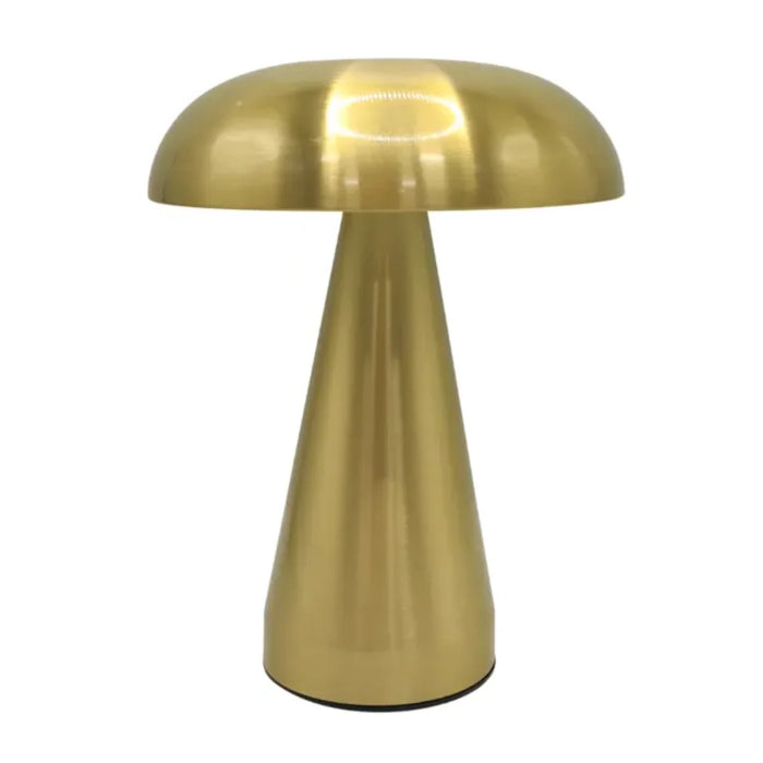 elevenpast Rechargeable Lamp Dome Rechargeable Table Lamp Gold | Copper | Chrome