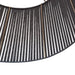 elevenpast Pendant Pleated Organza Pendant Light Black | Gold