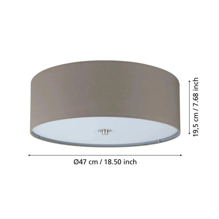 elevenpast Ceiling Light Pasteri Ceiling Light Taupe C122T 9002759949198