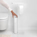 Brabantia Toilet Brush and Holder MindSet Toilet Butler - Mineral Infinite Grey | Mineral Fresh White
