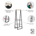 Brabantia clothing rack Linn Clothes Rack, Small - Black | White