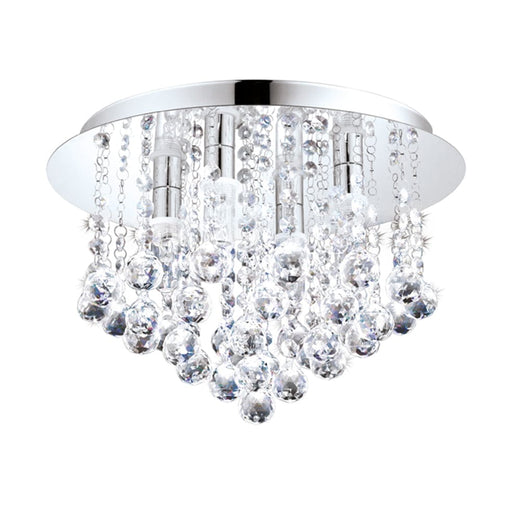 elevenpast Ceiling Light Almonte LED Crystal Ceiling Light Chrome C565 9002759948788