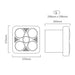 elevenpast extractor fan with lights Therma Glow 3-in-1 Bathroom Heater White C86W 6007328016939