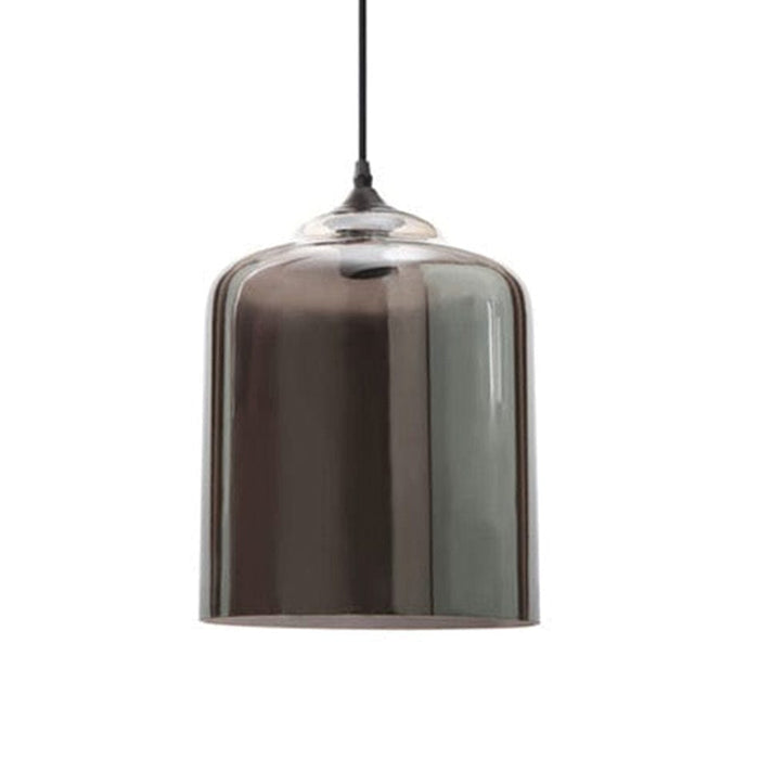 elevenpast Pendant Smoke & Black Bell Jar Glass Pendant Light | 3 Colours CA-KLCH-001/SM