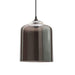 elevenpast Pendant Smoke & Black Bell Jar Glass Pendant Light | 3 Colours CA-KLCH-001/SM