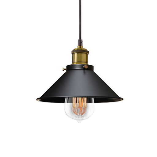 elevenpast Pendant Rustic Pendant Metal Black and Brass CA-KLCH-1124/1