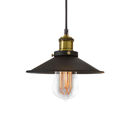 elevenpast Pendant Rustic Pendant Light Mini Black and Brass CA-KLCH-1125/1