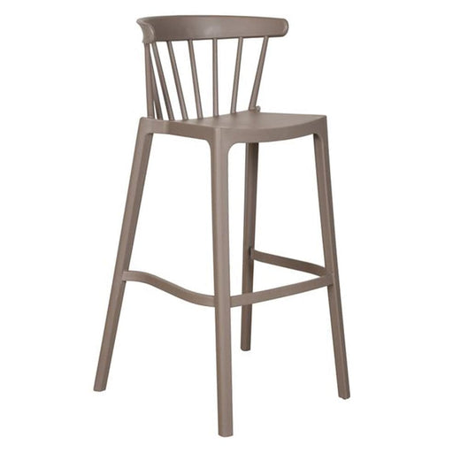 elevenpast Stool Taupe / Barstool Bliss Stool - Bar or Kitchen Stool CA1780TAUPE