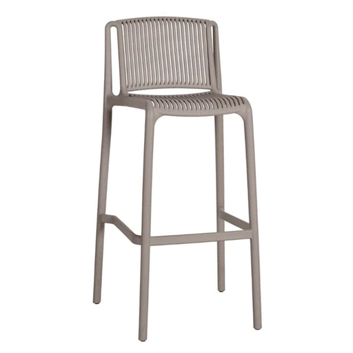 elevenpast Taupe Billie Outdoor/ Indoor Bar Stool Black | White | Taupe CA1799BGREY
