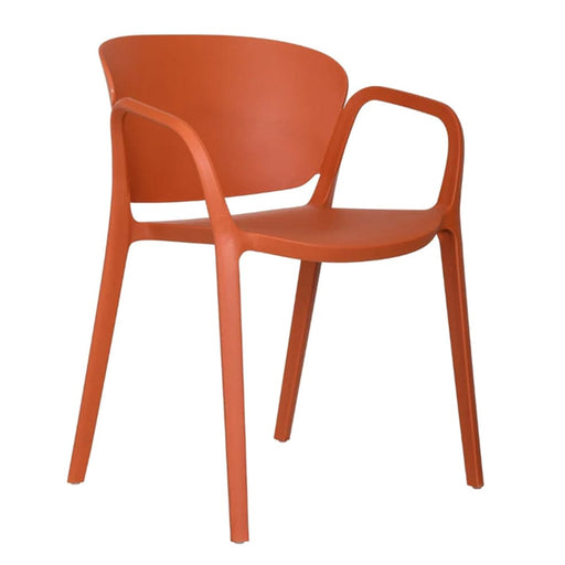 elevenpast Terracotta Bent Chair Polypropylene Indoor | Outdoor CA1800BROWN