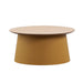 elevenpast Yellow Kobe Coffee Table Polypropylene and Wood 5 Colours CA299MGINGER 633710851114