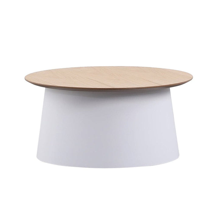 elevenpast White Kobe Coffee Table Polypropylene and Wood 5 Colours CA299MWHITE 633710851084