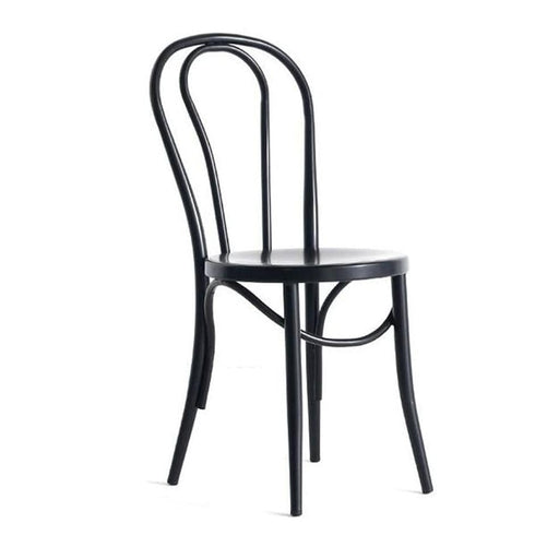 elevenpast Kitchen & Dining Room Chairs Nouveau Metal Dining Chair Black CA5035-18BLACK