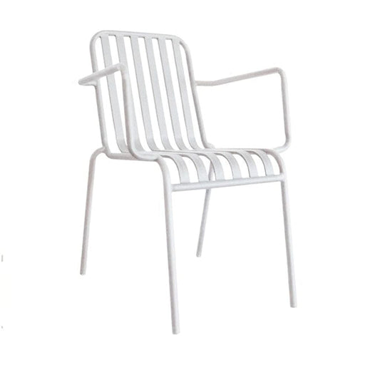 elevenpast White Echo Arm Chair Metal Black | White | Green CA5050BWHITE