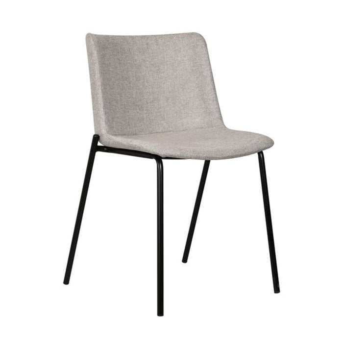 elevenpast Chairs Light Grey Belfast Upholstered Dining Chair | Dark or Light Grey CA821-F1LGREY