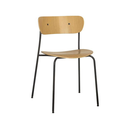 elevenpast Natural Saloon Side Chair - Metal and Wood CA9116NATURAL 633710853767