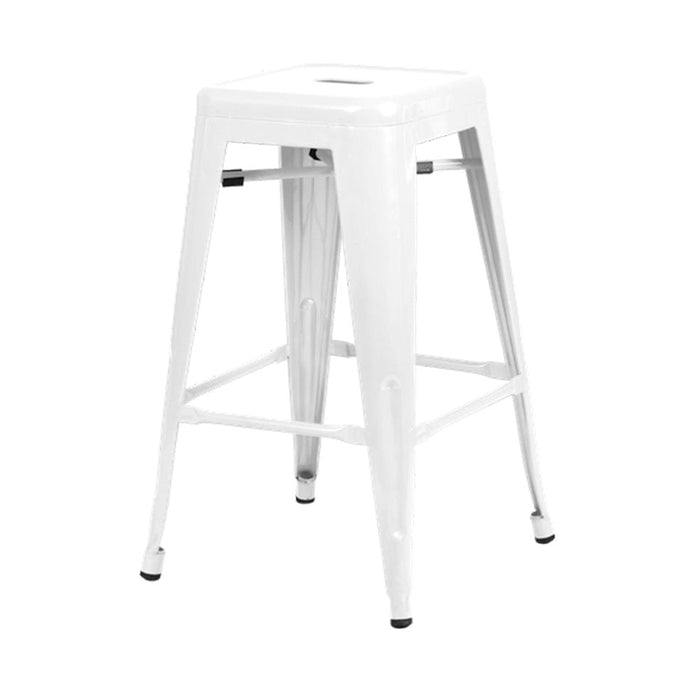 elevenpast kitchen stool White Tolix Kitchen Stool - Metal CABT3503-26WHT