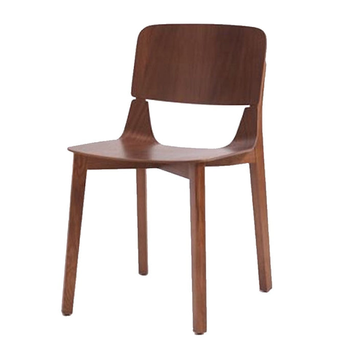 elevenpast Chairs Walnut Oak Petal Chair | Natural Oak or Walnut Oak CAC25WALNUT