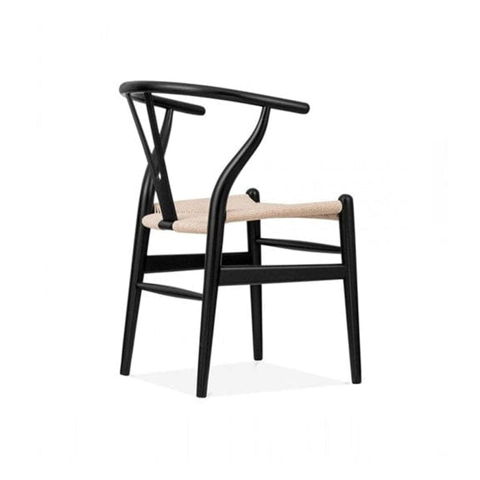 elevenpast Black Olsen Dining Chair Wood CACH520BLKNAT 633710853712