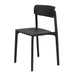 elevenpast Black Clay Cafe Chair - Fully Polypropylene CACLAYBLACK 633710853576