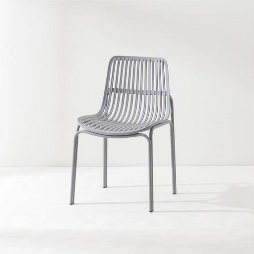 elevenpast Chairs Grey Tina Polypropylene Dining Chair Black | White | Grey CAD012SGREY