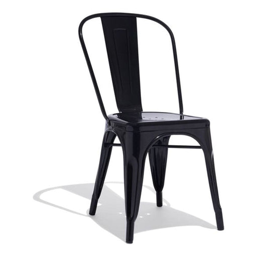 elevenpast Chairs Black Tolix Side Chair CAET3534BLACK