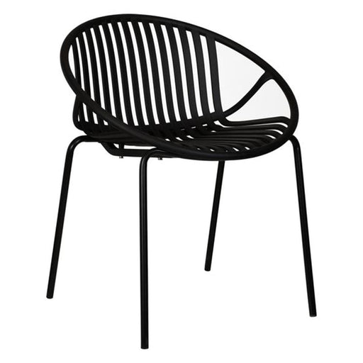 elevenpast Kitchen & Dining Room Chairs Black Hoop Dining Chair | Black, Green or White CAF858BLACK