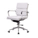 elevenpast White Elite Mid Back Padded Office Chair CAGEF8300LPUWHT