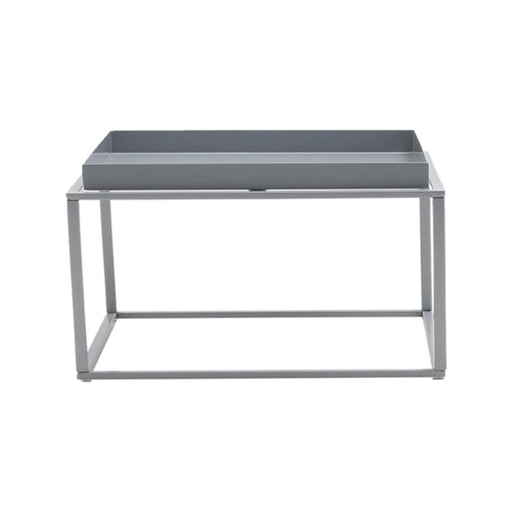 elevenpast Coffee Table Light Grey Cube Coffee Table - Metal CAGT252LGREY