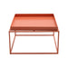 elevenpast Coffee Table Orange Cube Coffee Table - Metal CAGT252LORANGE