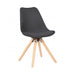 elevenpast Chairs Black Eames Inspired Round Leg Chair CAK1190SBLACK-RNDLEG