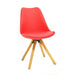elevenpast Chairs Red Eames Inspired Round Leg Chair CAK1190SRED-RNDLEG