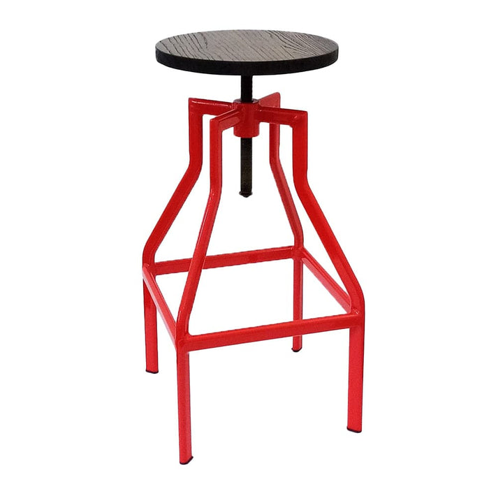 elevenpast Chairs Red Detroit Stool CAM94142-30WRED