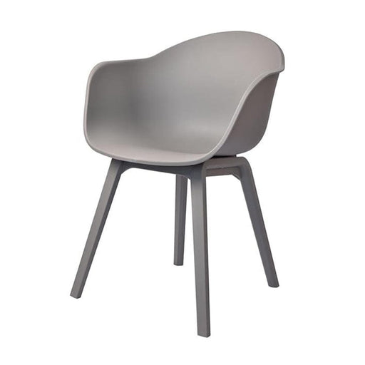 elevenpast Chairs Grey Sorbet Tub Chair - Polypropylene and UV treated CAOW152MGRYGRY