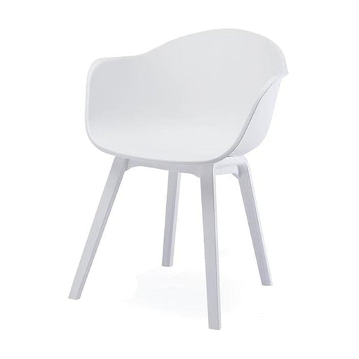 elevenpast Chairs White Sorbet Tub Chair - Polypropylene and UV treated CAOW152MWHTWHT